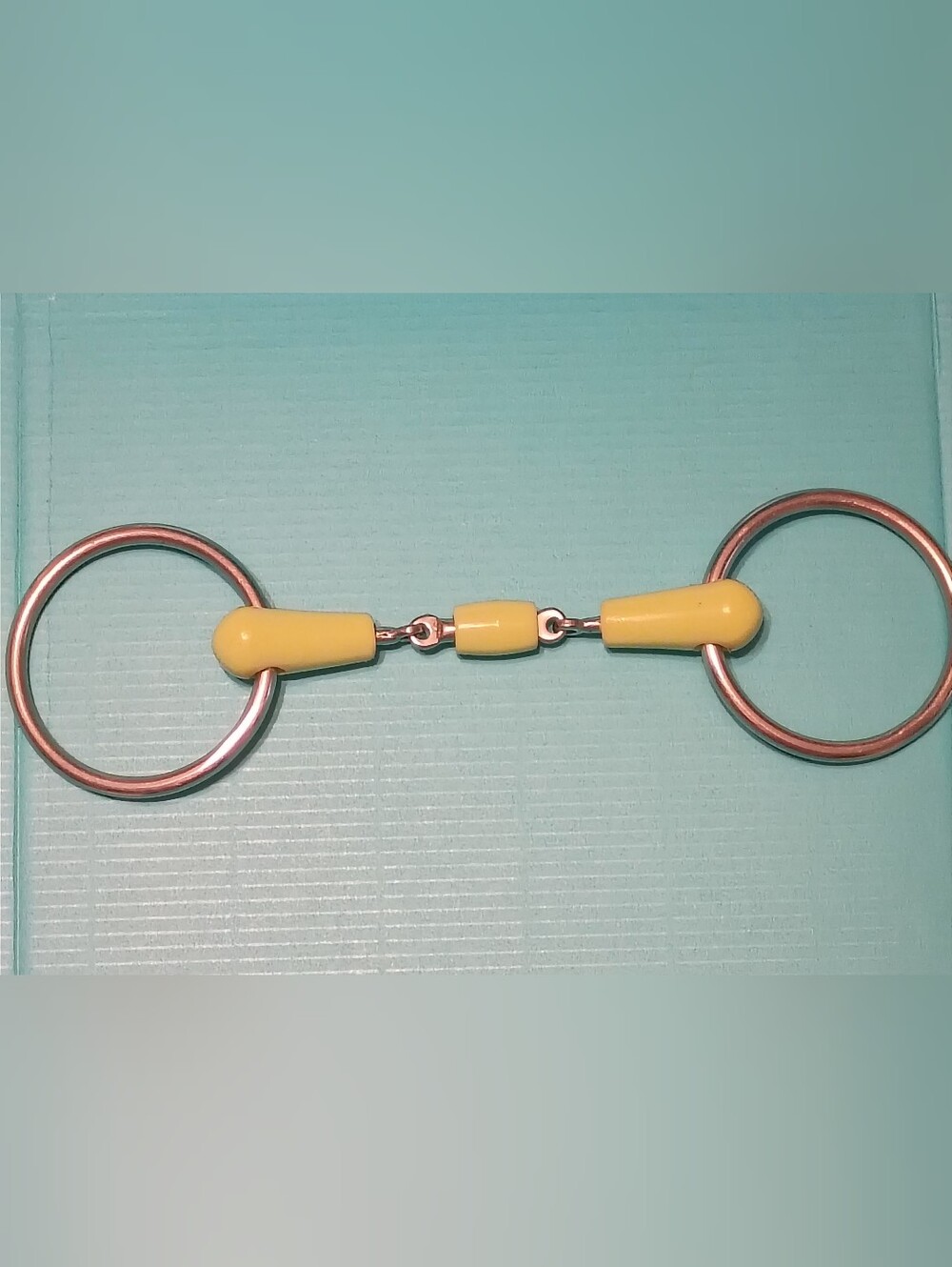 5" Happy Mouth Double Jointed Loose Ring Snaffle Bit – Roller Mouthpiece